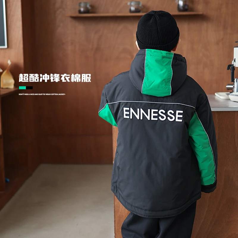 【反季清仓】多家潮牌童装男童棉服秋冬儿童加厚外套中大童派克上衣