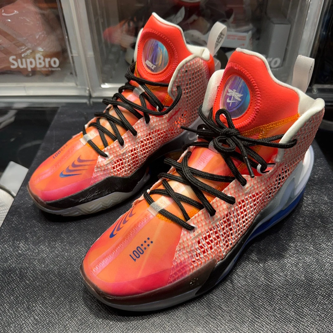 44码/NIKE G.T.JUMP 实战篮球鞋 橙蓝色/97新无盒