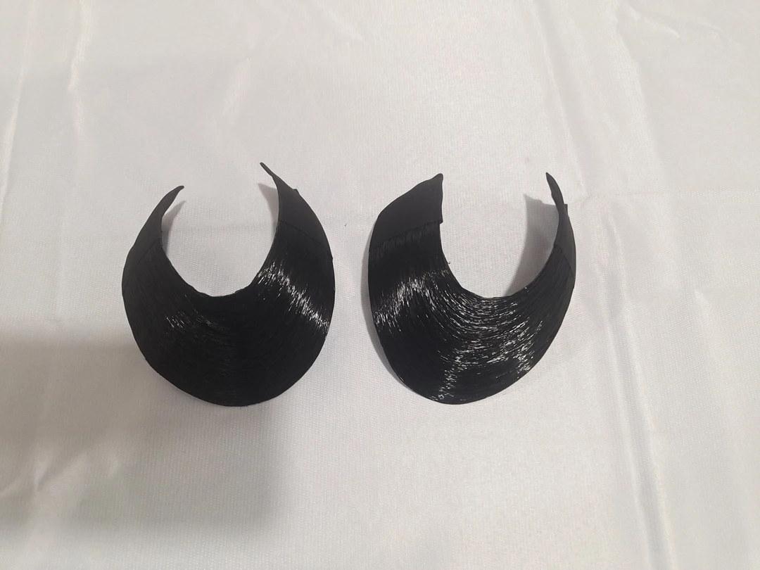 戏曲头饰仿真两片月牙一对价花旦丫环小姐