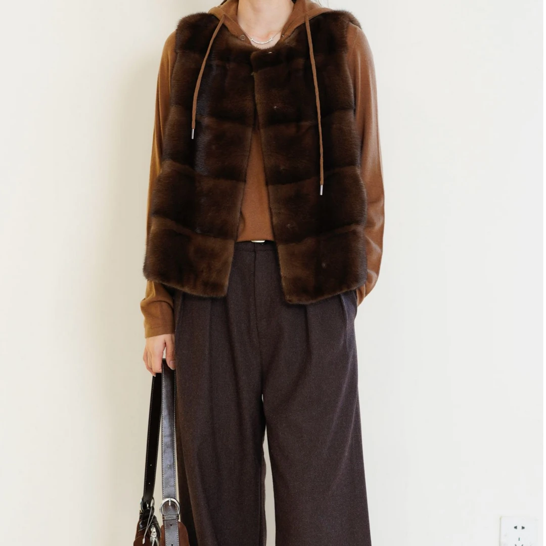 【小钱总】水貂马甲 秋冬外套 QJH-SD-F148