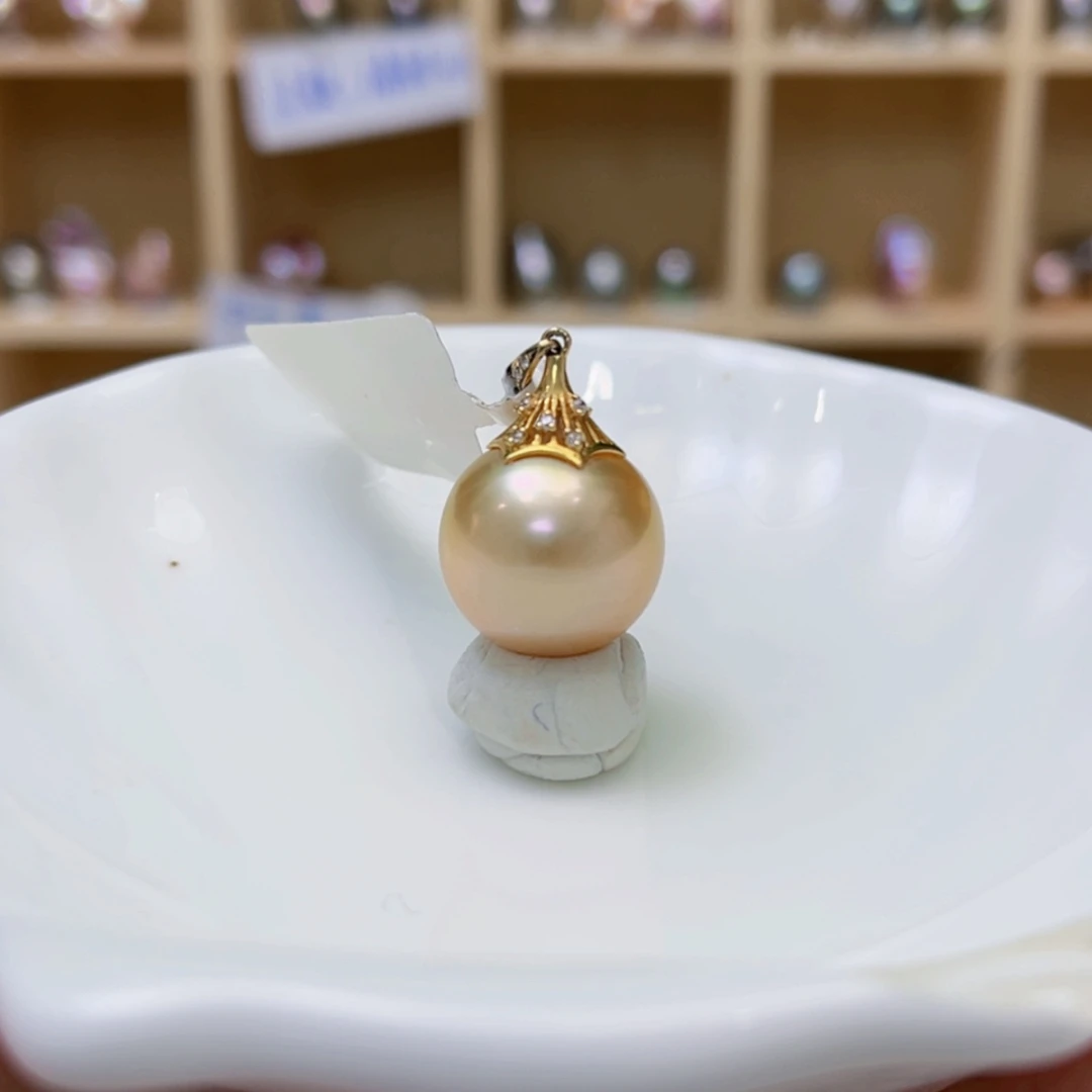 【闪购商品】海水珍珠颈饰18K金镶嵌