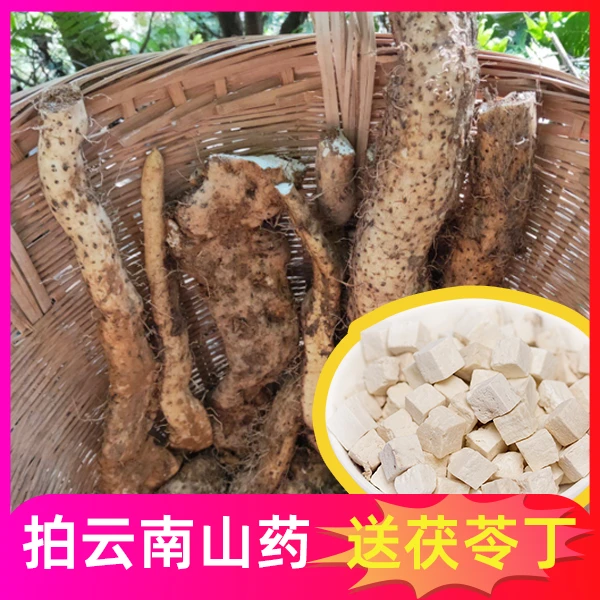 【云南大山药】云南深山自挖山药软糯香甜送茯苓丁