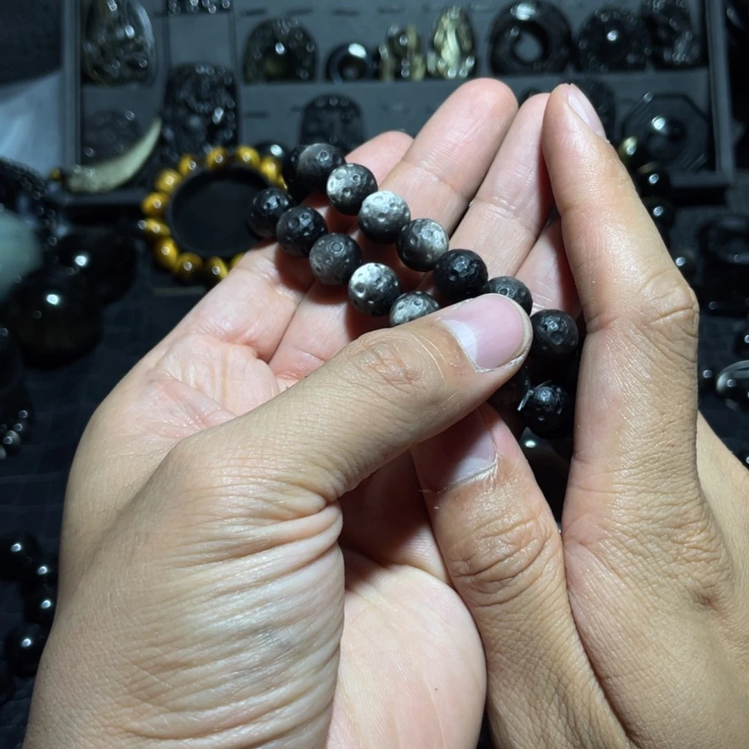 黑曜岩手链未镶嵌清*子