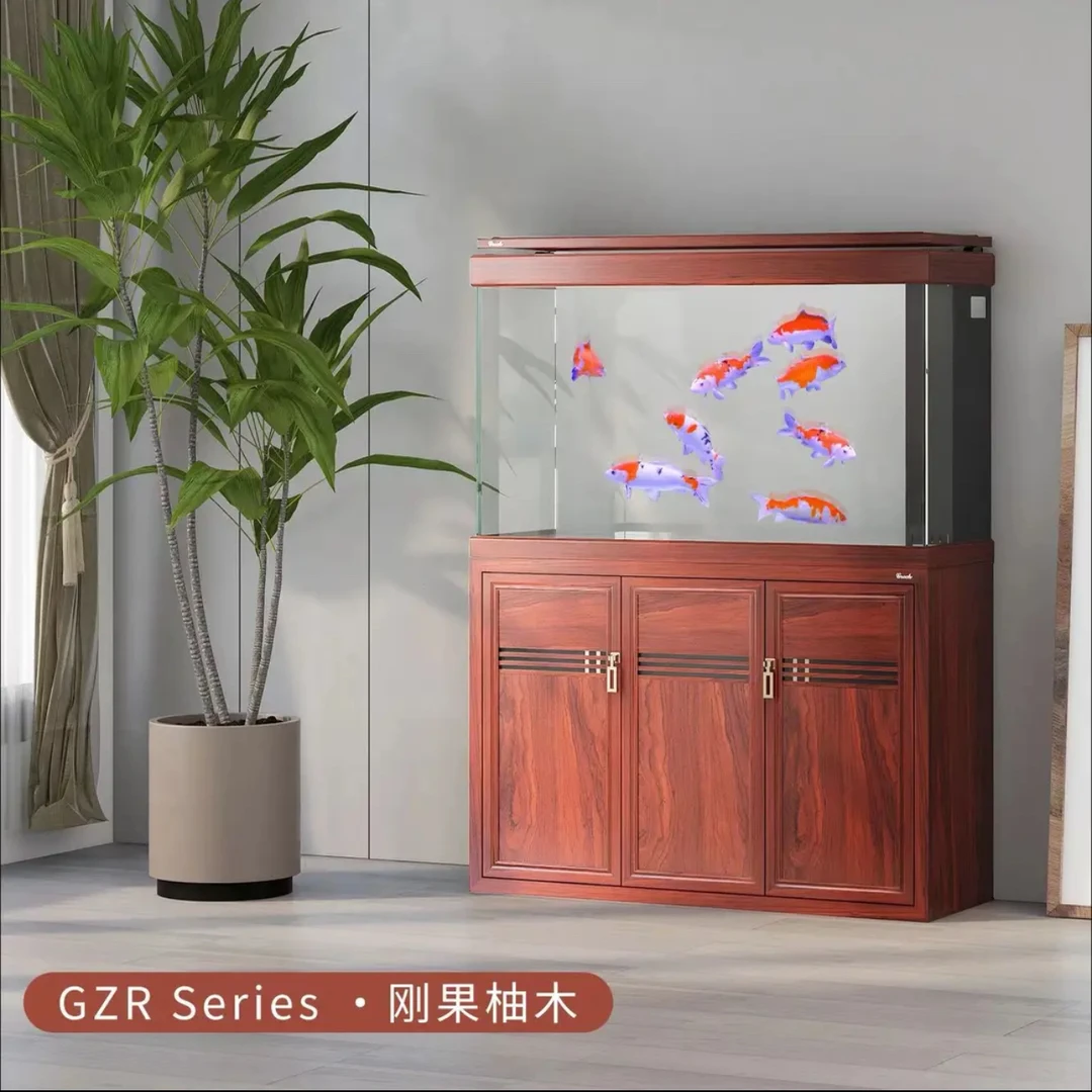 格池 GRECH家用办公室鱼缸超白玻璃新款干湿分离节能过滤养鱼方便