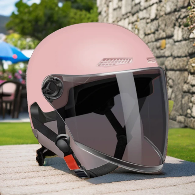 防晒骑行3c专用夏天网红半盔头盔3C认证头盔男款女款头盔女款