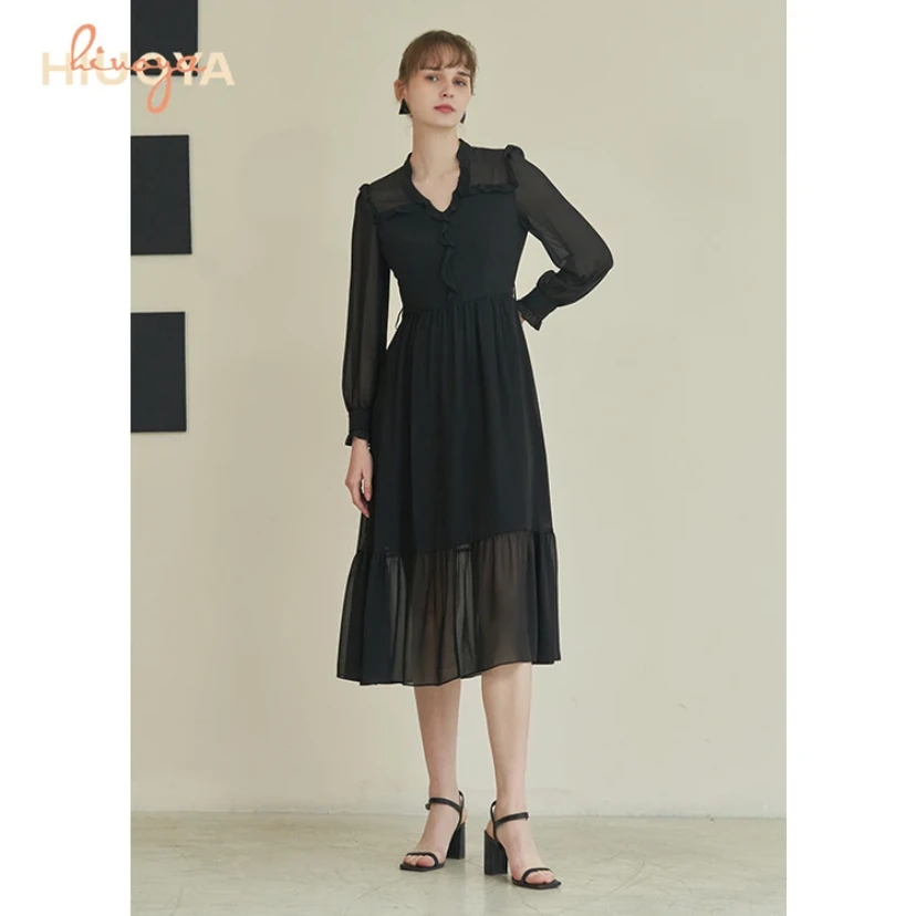 23179906HIUOYA柚盐长袖连衣裙（2月活动）