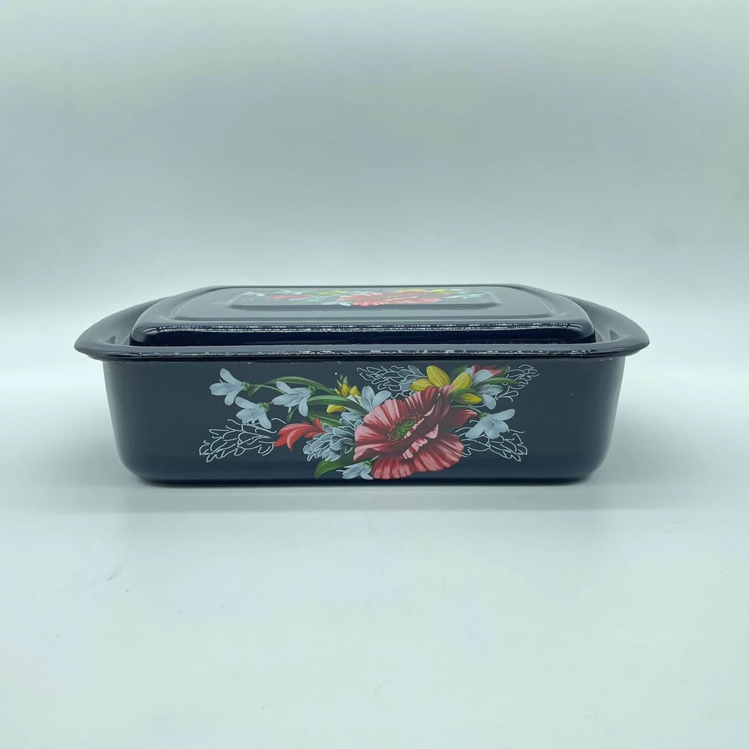 俄罗斯原装进口怀旧复古2.5升托盘 烤盘 馕托盘 储物盒 零食盒