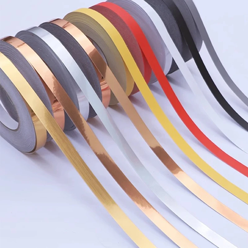 天花石膏线美边线自粘柜门背景墙防水装饰条金色贴纸瓷砖美缝贴条