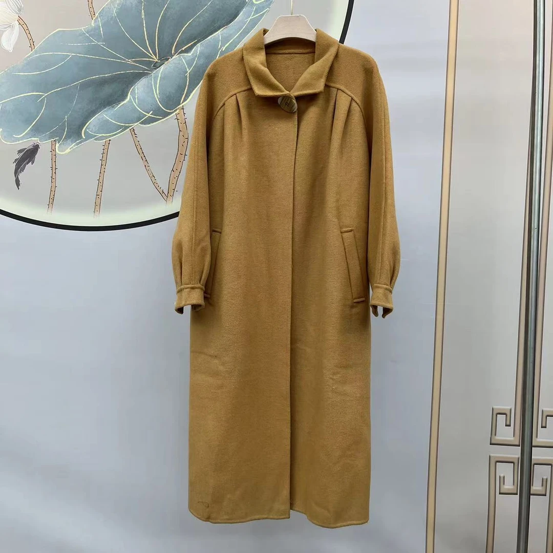 【桃姐宠粉】H390秋冬季气质百搭呢子大衣毛呢外套女