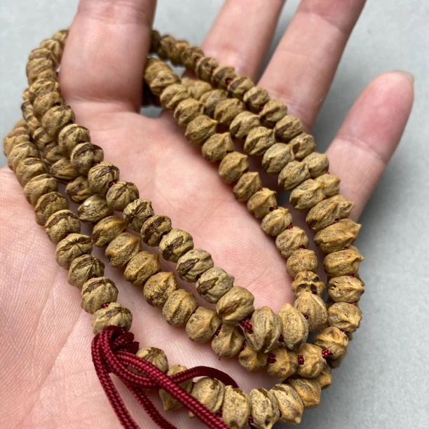 横打双排百香脖挂108*8mm左右双线百香脖挂