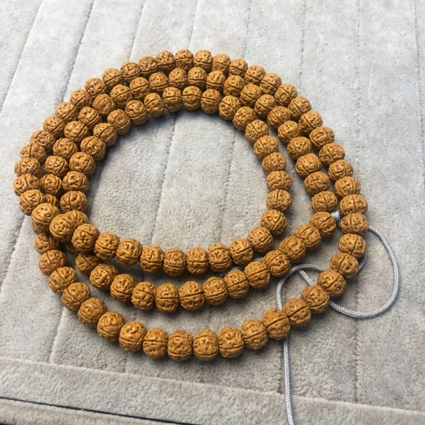 矮桩盘龙纹小金刚108颗0.9爆肉盘龙金刚菩提手串