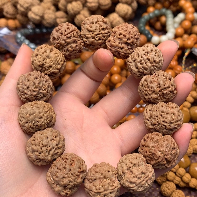 尼泊尔大金刚手串22mm五星蜂王金刚菩提籽手串22mm