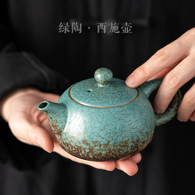 老胡子茶器-复古功夫西施壶手工茶壶套组陶瓷茶具