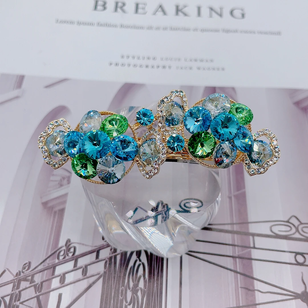 甜蜜蜜糖果款弹簧夹半扎轻奢时尚