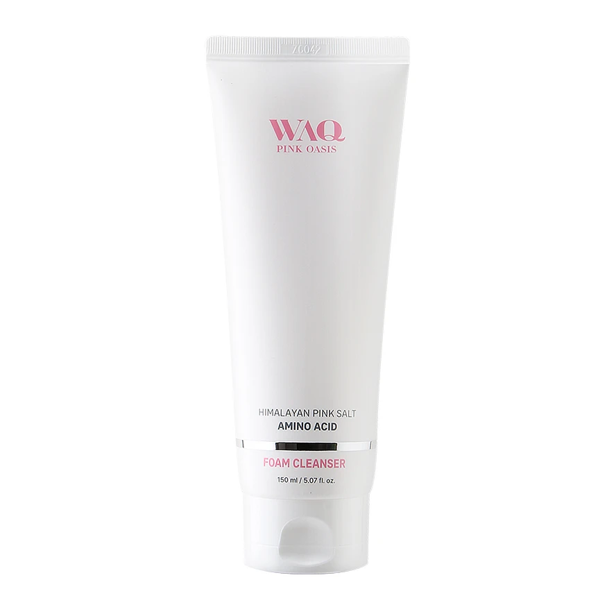韩国WAQ卫嫒晴粉盐氨基酸洗面奶洁面乳温和不紧绷150ml