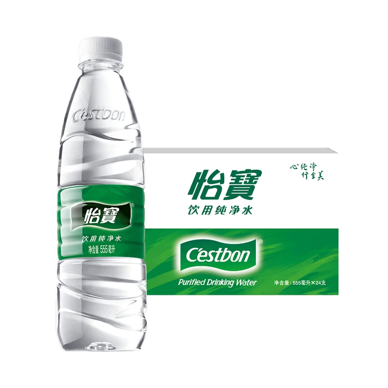 怡宝 华润怡宝纯净水350ml*24瓶饮用水大瓶整箱批发555ml*24瓶装