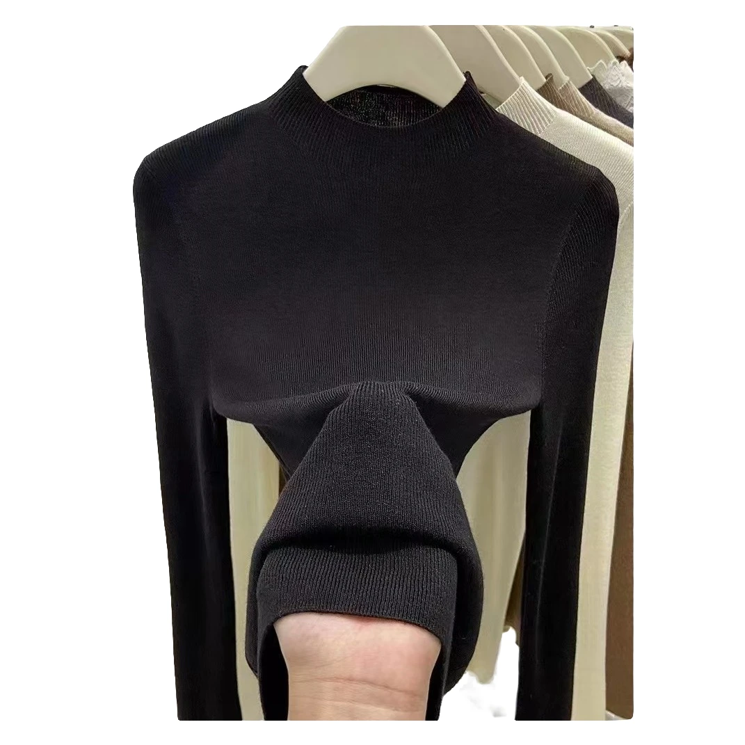 【锦衣  2023冬季新款】陈99034（2683）（6970）气质纯色半高领针织衫