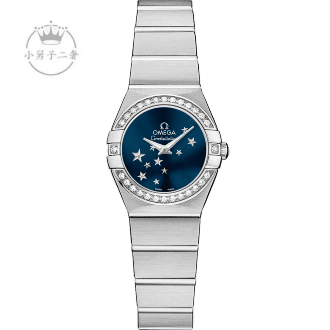 99新 Omega/欧米茄 星座系列/石英机芯/单表/24mm/专柜价 37700