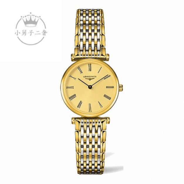 99新 Longines/浪琴 优雅系列/单表/石英机芯/24mm/专柜价10600