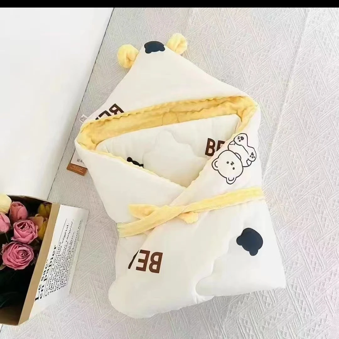 初生婴儿抱被产房包巾新生儿包被秋冬款加厚700克宝宝小被子