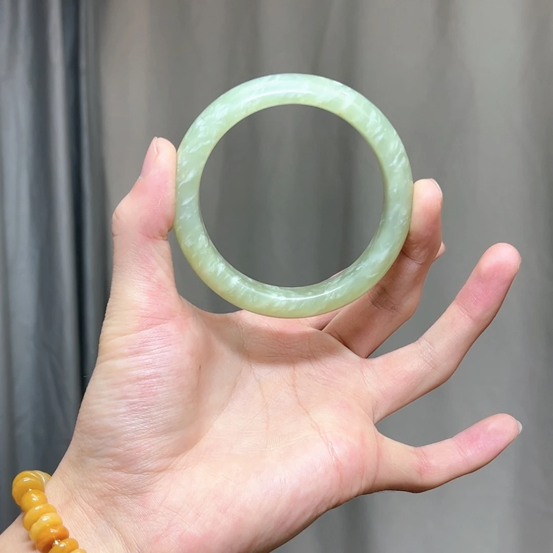 【闪购商品】蛇纹石玉手链合金