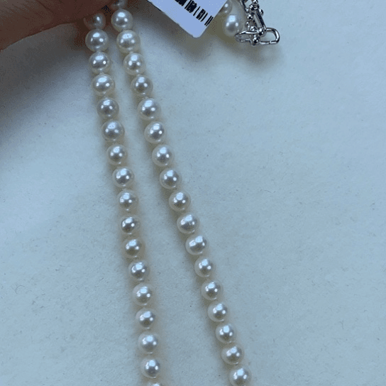淡水珍珠颈饰未镶嵌卡5.6炫彩