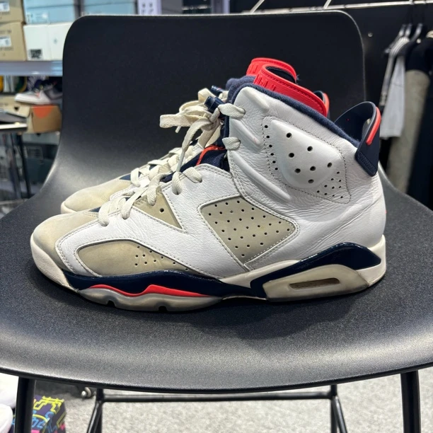 airjordan6tinker手稿白黑红码中古裸鞋799好价
