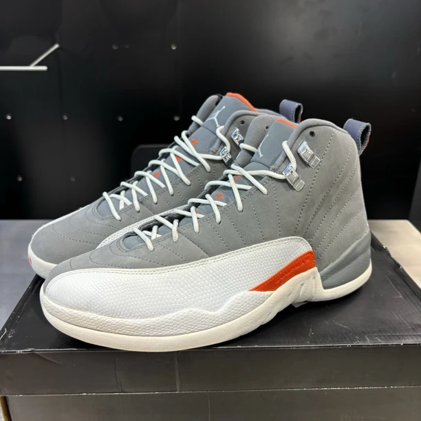 捡漏Air jordan 12灰橙 43码 全新原盒 1399好价球鞋