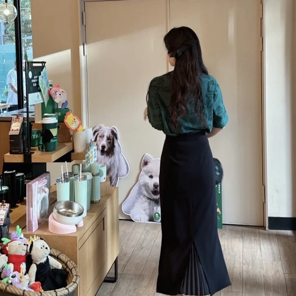 GIRDEAR/哥弟「鱼尾恰恰裙」夏季显瘦鱼尾裙 1200232