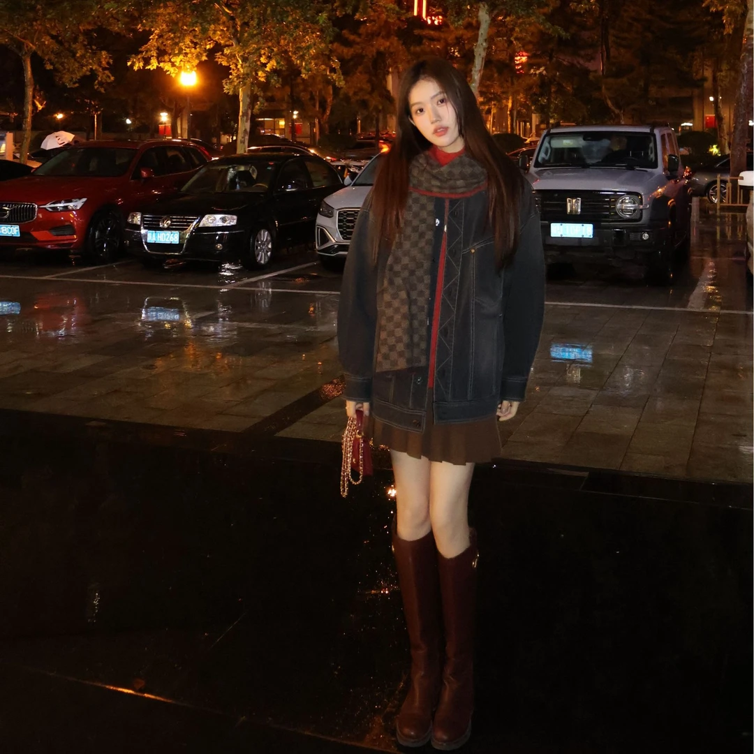 GIRDEAR/哥弟时尚秋冬牛仔外套1400809