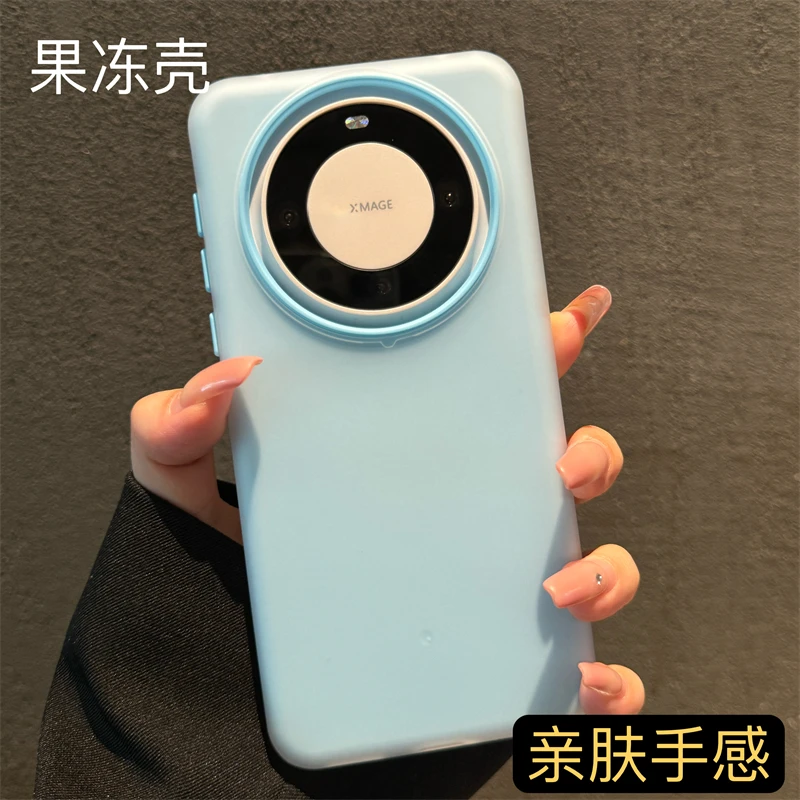 适用华为mate70手机壳p70夏日果冻壳液态mate60pro女40pro硅胶