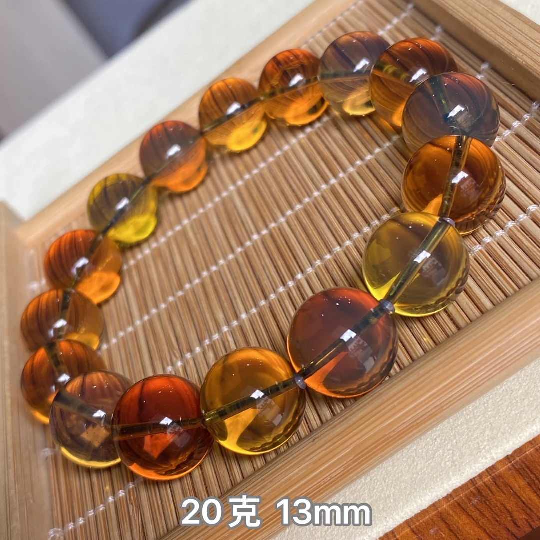 【小伊琥珀】20克茶宝手串