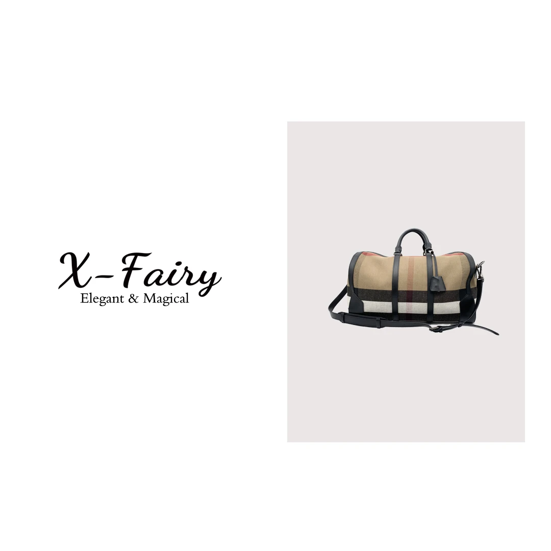 经典格纹麻格重工超大号旅行包