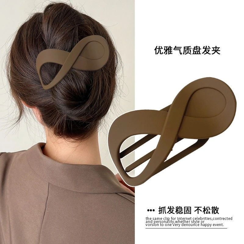 网红高级发夹女后脑勺抓夹盘发神器头发鲨鱼夹子盘头发抓夹发卡