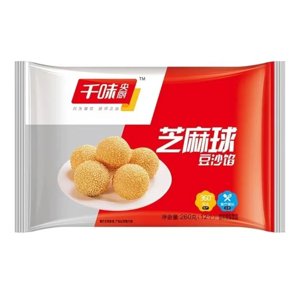 千味央厨芝麻球豆沙馅260g/袋