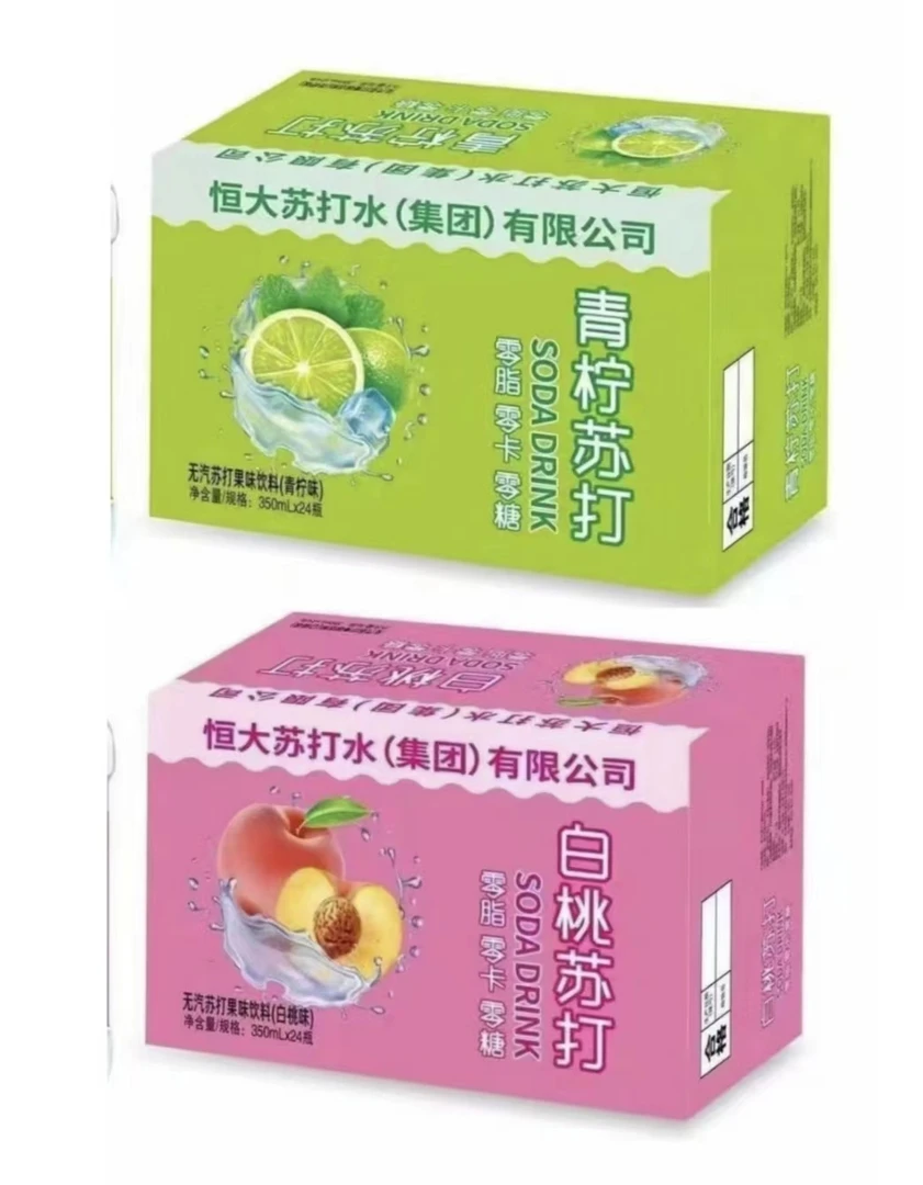 恒大苏打水原味350ml*24/箱
