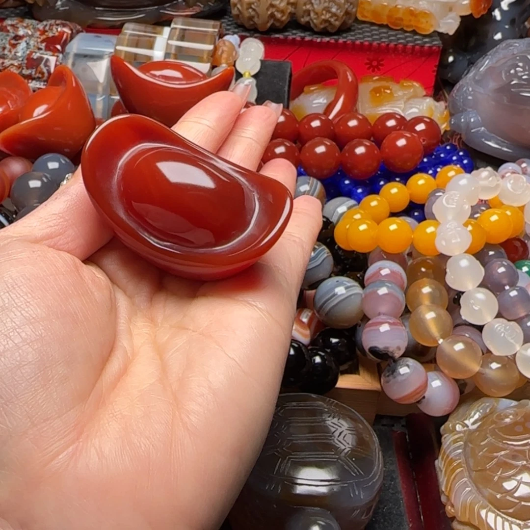 【闪购商品】玛瑙/玉髓把件未镶嵌飛****✨
