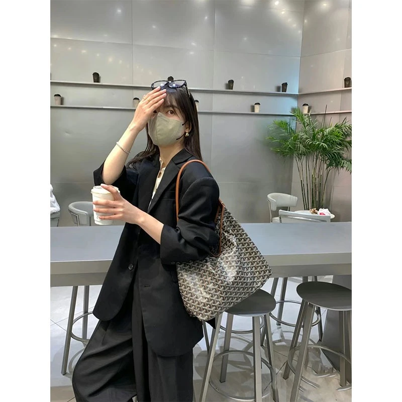 【HOBO】百搭款狗牙流浪包拉链斜挎托特包红色婚庆姐妹包印花腋下包