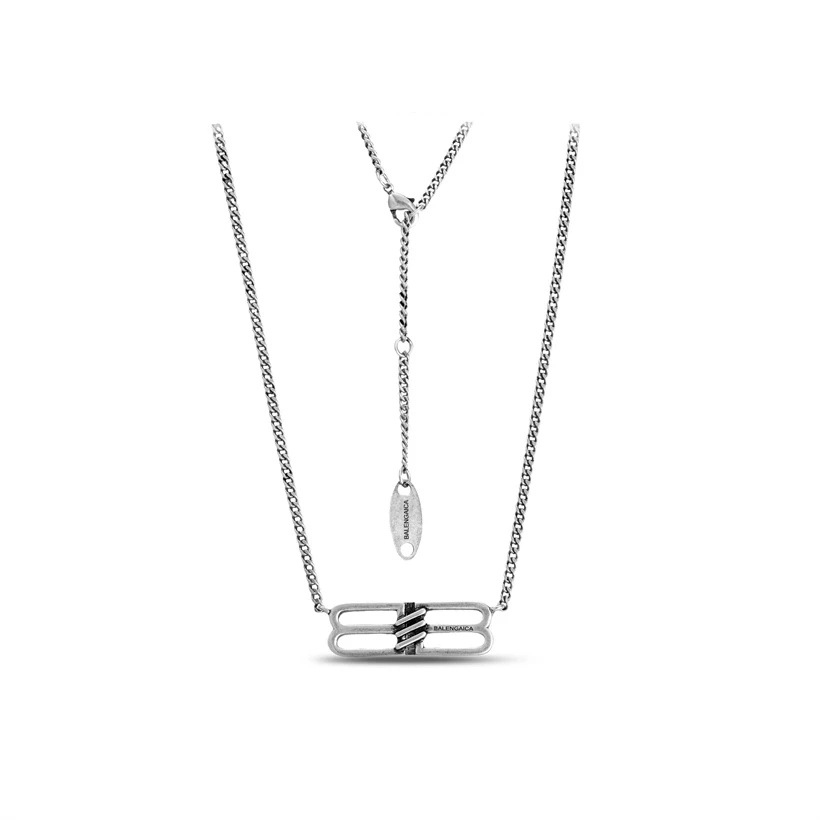 镀K金 双B补丁项链HTJF0001