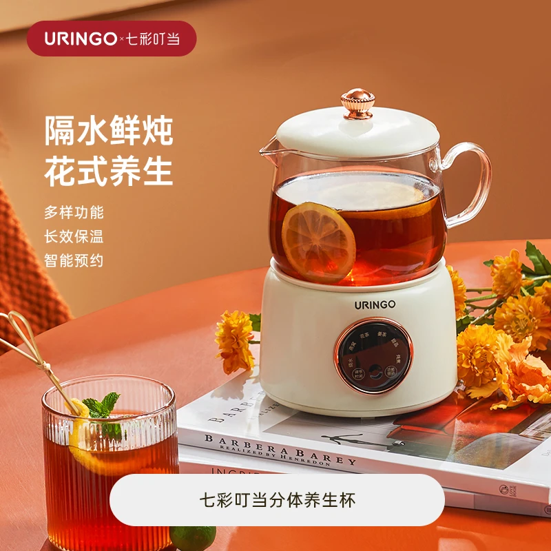 七彩叮当多功能养生壶办公室小型玻璃电炖杯全自动炖煮花茶煮茶器