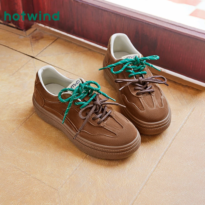 热风2024年秋季新款女士时尚休闲鞋H13W4319