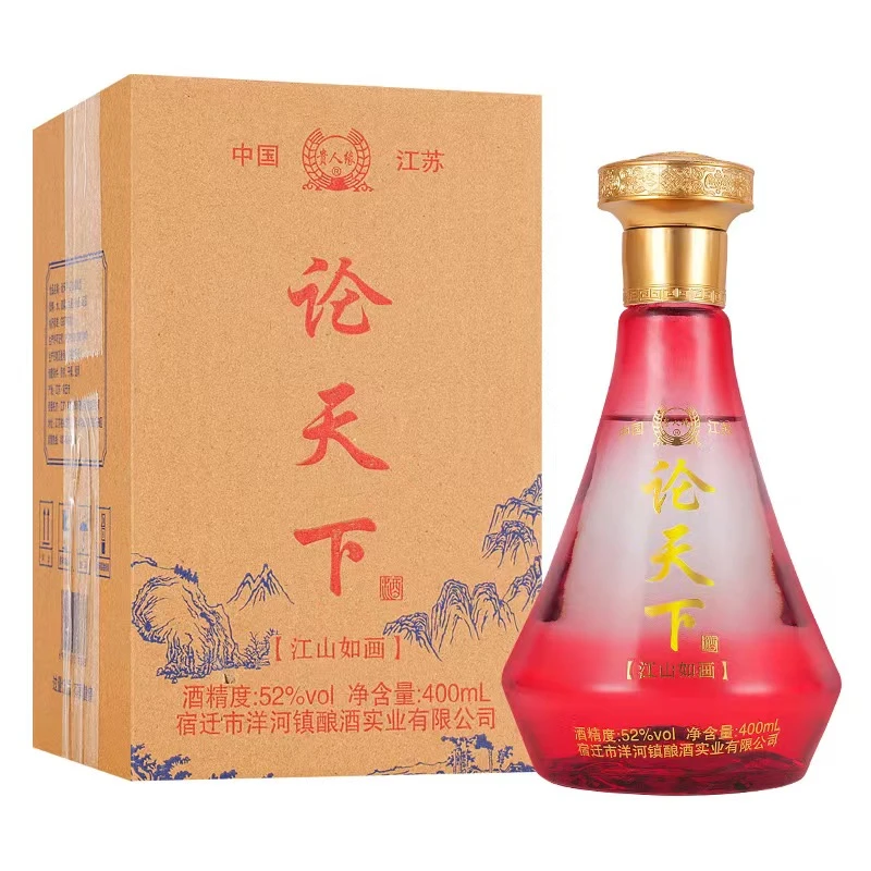 贵人缘论天下浓香型白酒52度1LL52度400ML