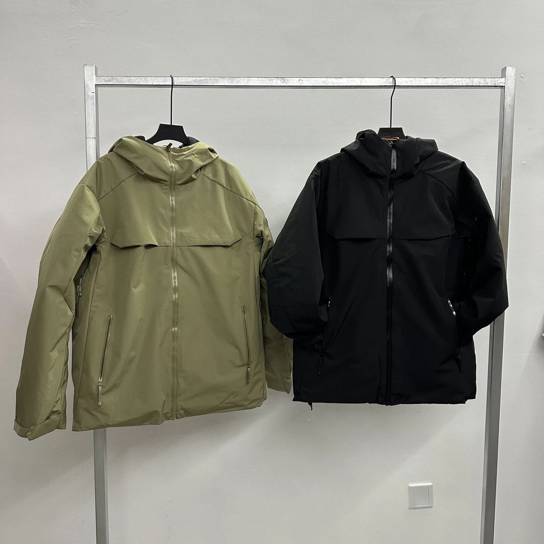 户外新款男士运动防风防水冬季男款潮流时尚保暖连帽