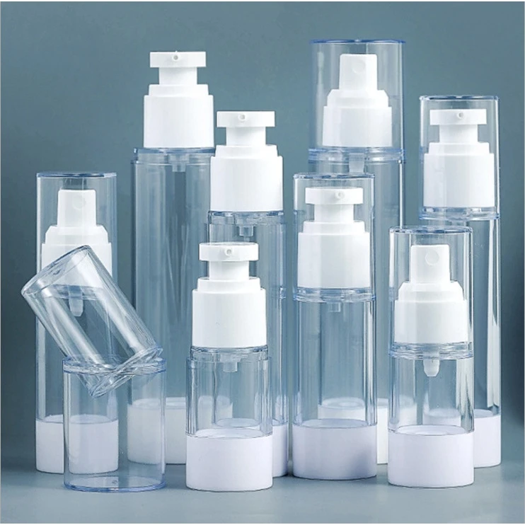 15/30/50/100ml AS真空细雾喷雾瓶 按压式乳液瓶 化妆分装真空瓶
