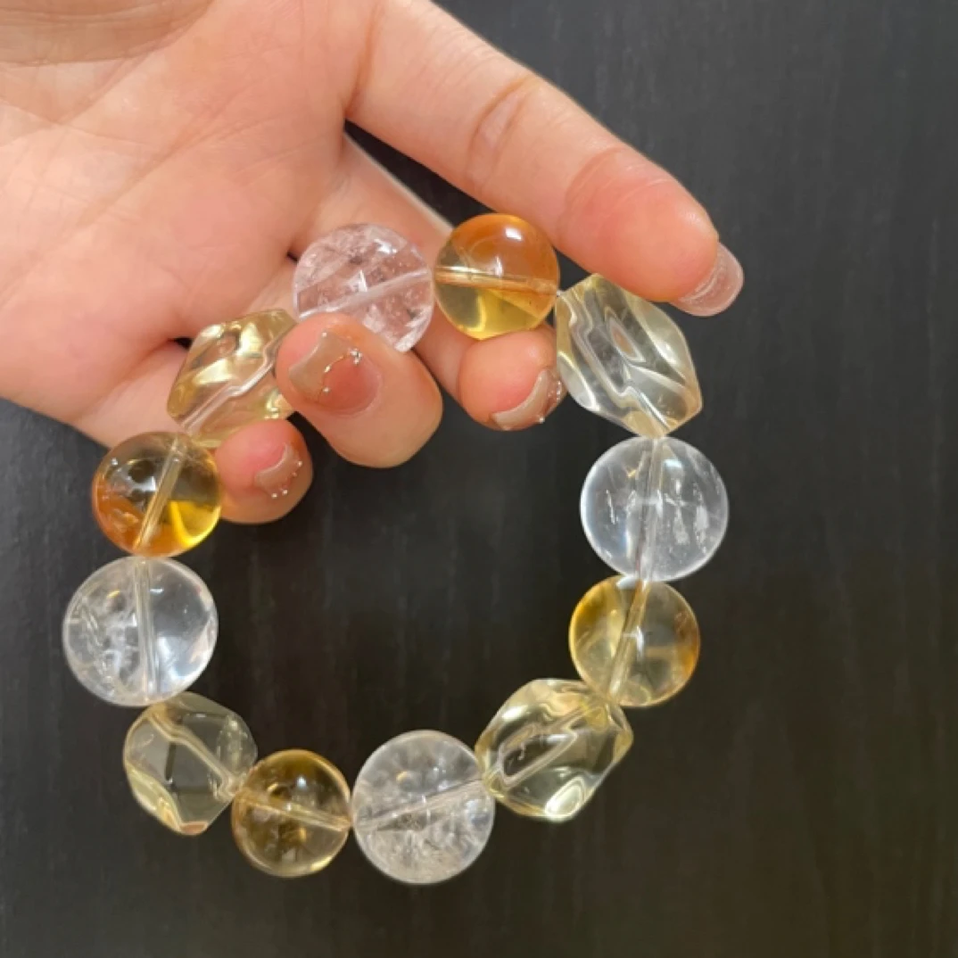 【爆品】黄色 白色 手串 稀有 捡漏