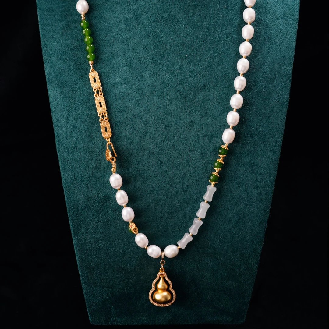 珍珠葫芦 设计师款 DIY项链