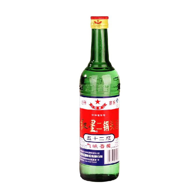 红星二锅头52度白酒（纯粮清香） 500ml