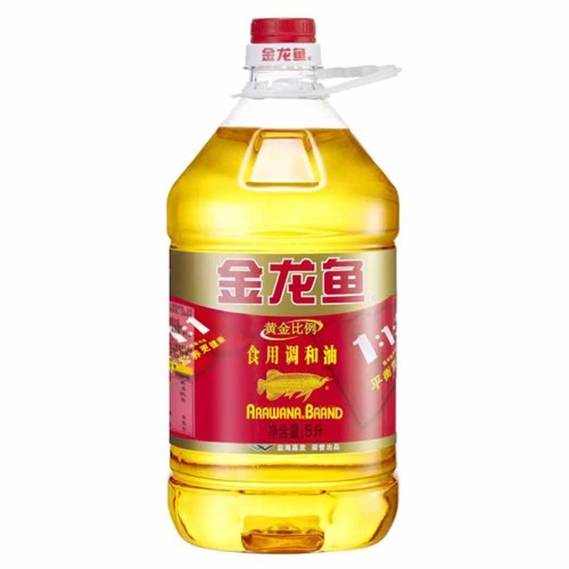 金龙鱼 黄金比例食用植物调和油 5L/桶