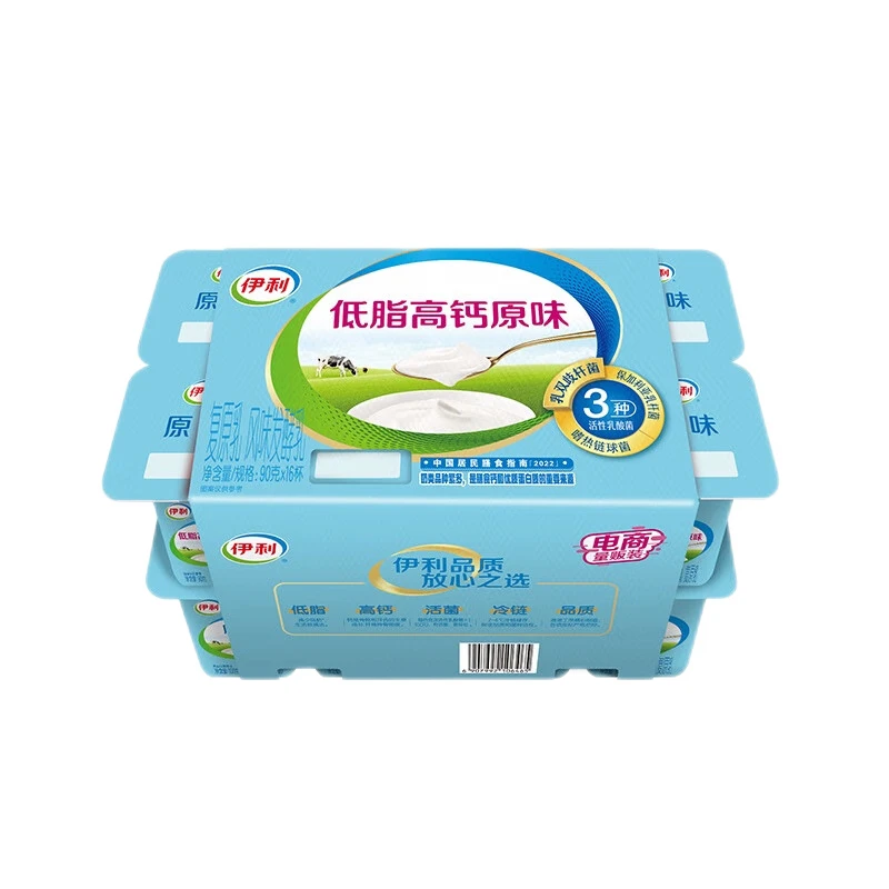 伊利 低脂高钙发酵乳 90g*16/板