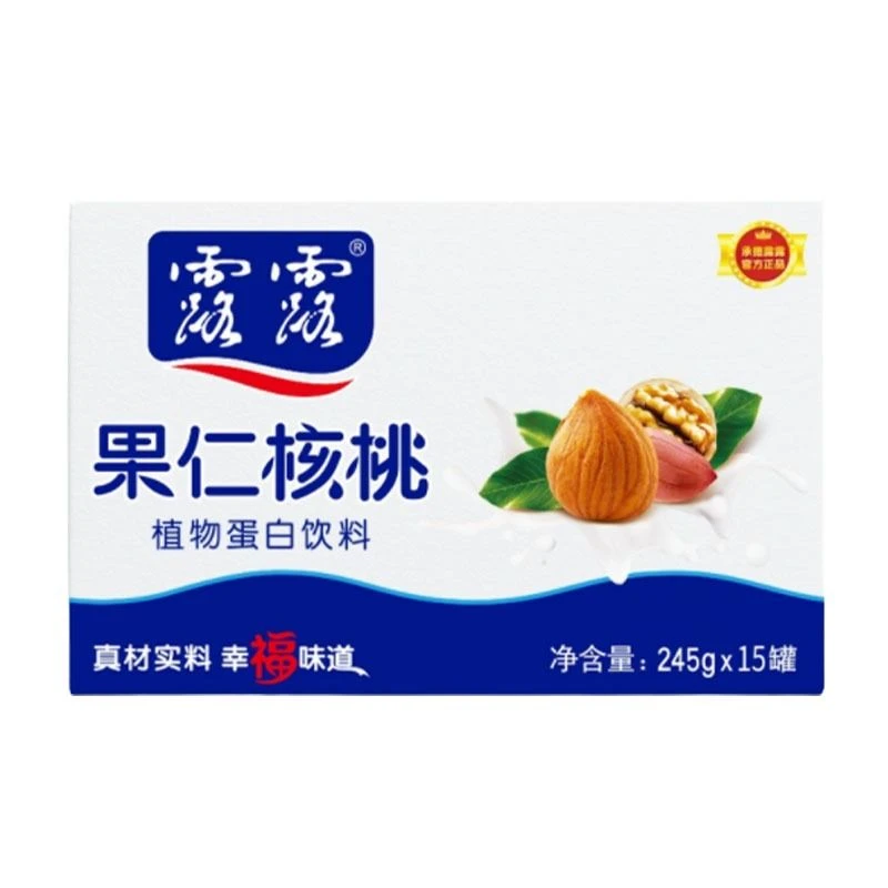 露露 果仁核桃植物蛋白饮料 245g*15罐/箱